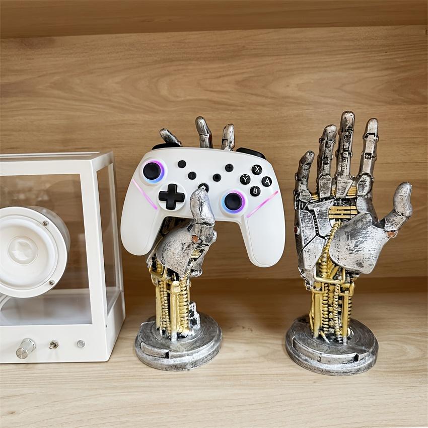 1pc Cyberpunk Game Controller Stand - Multifunctional Desktop Organizer for Gaming Controllers | Mechanical Style Decor | Ideal for Home & Office