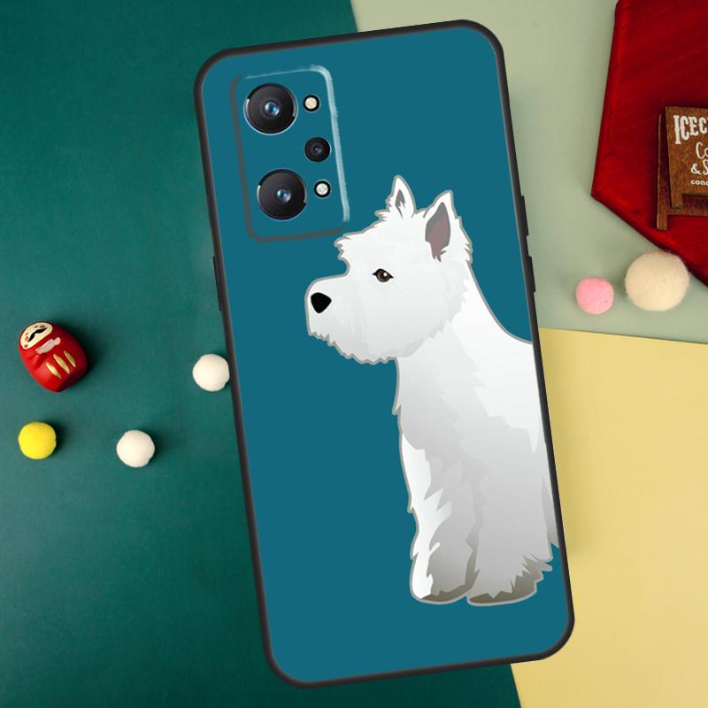 Westie Scottie Scottish Terrier For Realme 12 11 Pro Plus 9 10 GT5 GT3 GT Neo5 C35 C31 C30 C33 C51 C53 C55 C25s C21Y Case