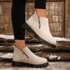 Women Simple and stylish Boots Plus Size Platform Shoes Women 2025 Thick Sole Ankle Boots Fashion Comfortable for Women