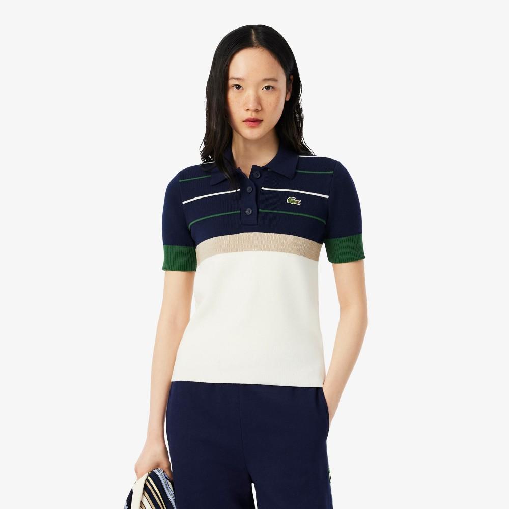 [lacoste] Женский джемпер-поло MIF Colorblock AF4009-55N9IY 34