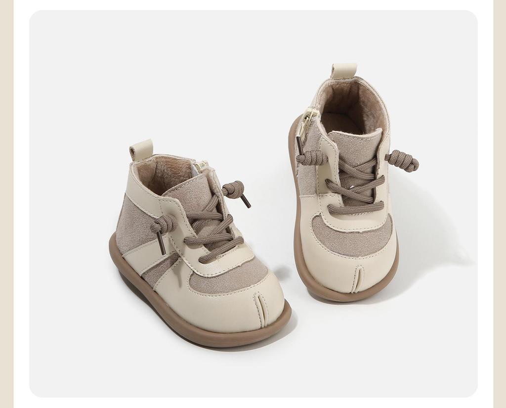 Autumn/Winter Unisex Baby Cotton Soft Sole Non-slip Shoes - Versatile Fashion for Infants & Toddlers