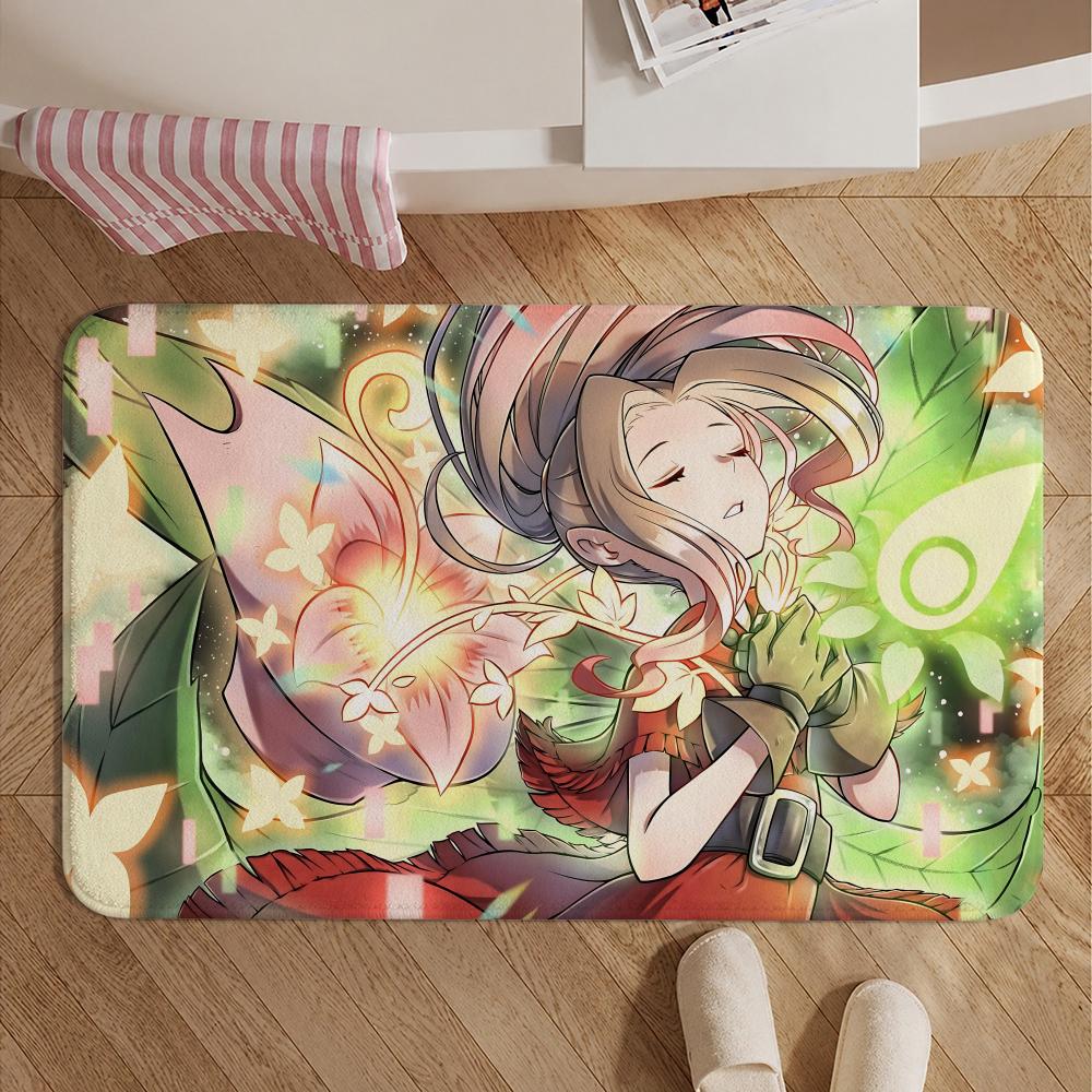 Anime-Digimon AdventureS Floor Mat Soft Non-Slip Bath Mat, Bedside Carpet, Absorbent Doormat for Home