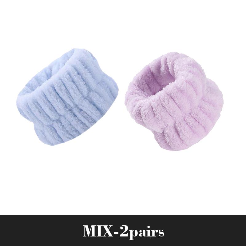 Wrist Washing Belt Soft Microfiber Towel Wristbands For Washing Face Water Absorption Prevent Wetness Wrist Washband