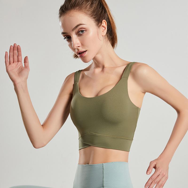 

Women s Shockproof Sports Bra - Summer Yoga Vest for High-Intensity Workouts Medium