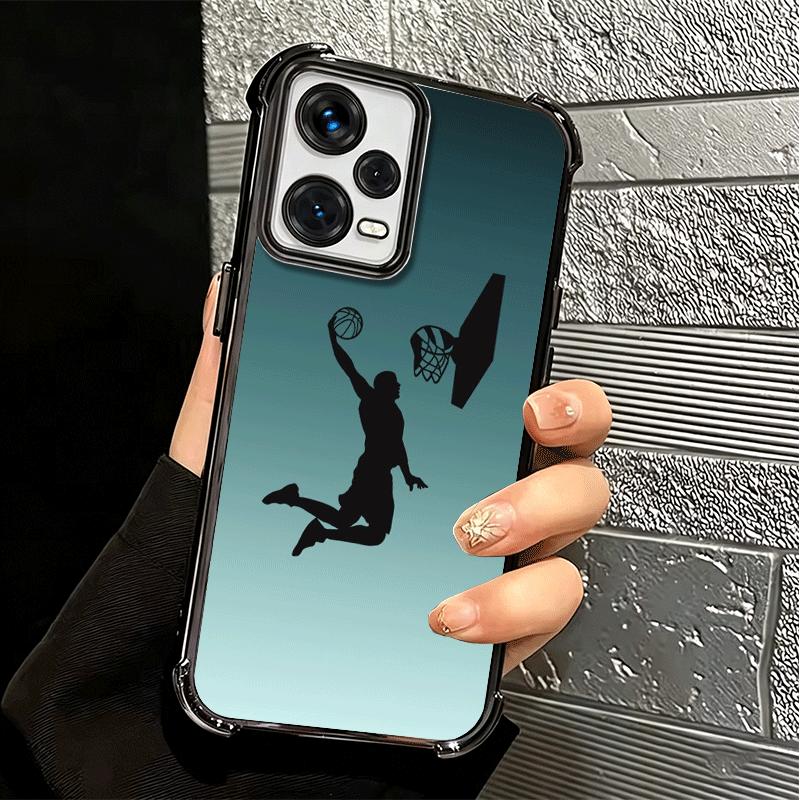 Basketball Sports Aesthetics Plating Phone Case For Xiaomi Redmi Note 14 15 Pro Plus 13 12 11 11S 11T 10 9S 9 5G Anti-Fall Airab
