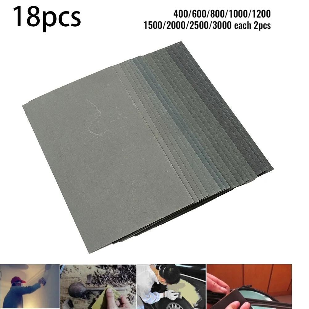 Wet And Dry Sandpaper For Polishing Metal Glass Wood Polishing Sand Paper Sanding Sheet Silicon Carbide High Quality