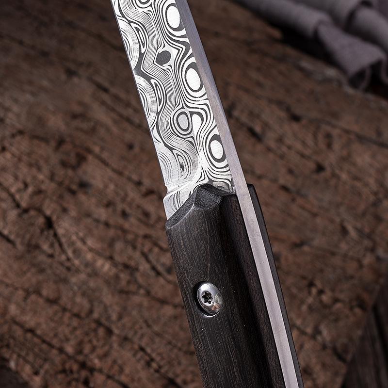 Damascus Pattern Stainless Steel Forged Kitchen Fruit Knife Boning Knife Meat Knife Vegetable Knife Knife
