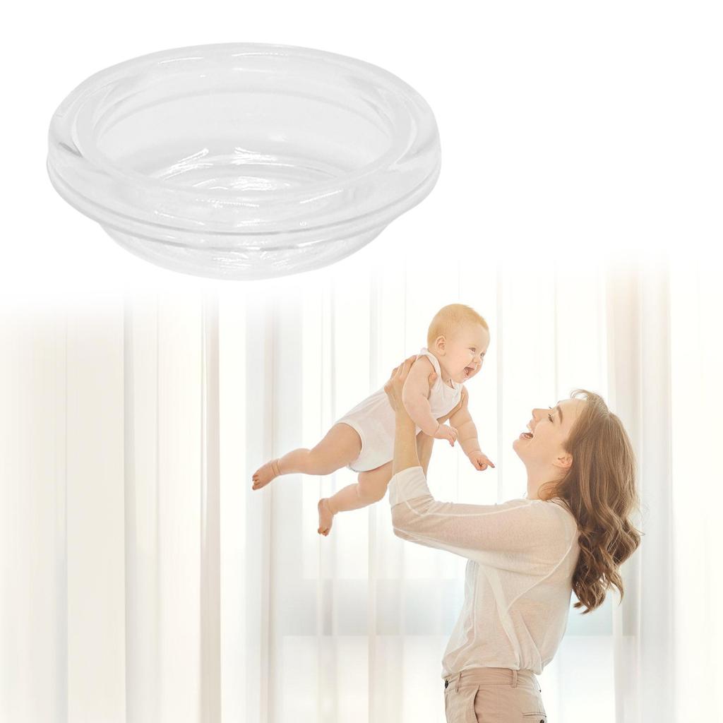 Reusable Breast Pump Diaphragm Replacement Membrane Multi Brand Compatibility Designing To Prevent Milk Leakage White