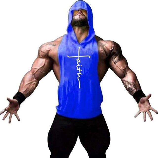 Menn Uformell Mote Tank Top Gym Fitness Trening Bomull Ermeløs skjorte Sommerklær Mannlig Kroppsbygging Singlet Hip Hop Vest