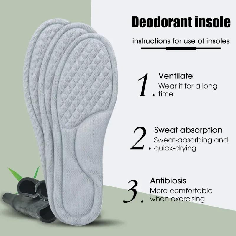 20 Pezzi Solette Ortopediche Deodoranti in Morbida Schiuma a Memoria Verdi per Scarpe Sportive Assorbono Traspiranti Antibatteriche Accessorio per Scarpe