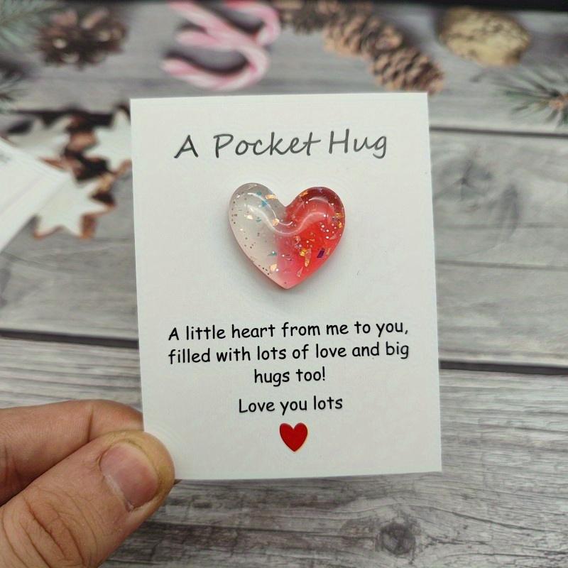 

Cute Little Love Pocket Hug Decorative Pocket Hugs and Encouragement Cards Special Birthday Wedding Party Valentine s Gifts 2pcs
