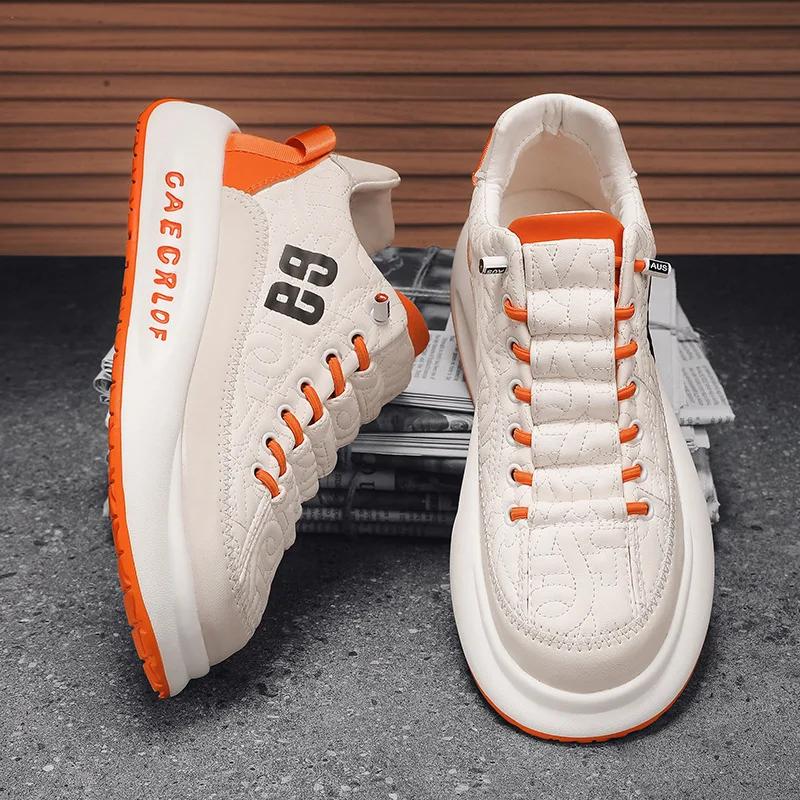 Herren Sneakers Frühling Atmungsaktive Komfort Freizeitschuhe Männliche Flache Schuhe Mode Luxusmarke Rutschfeste Laufschuhe Tennis Sportschuhe