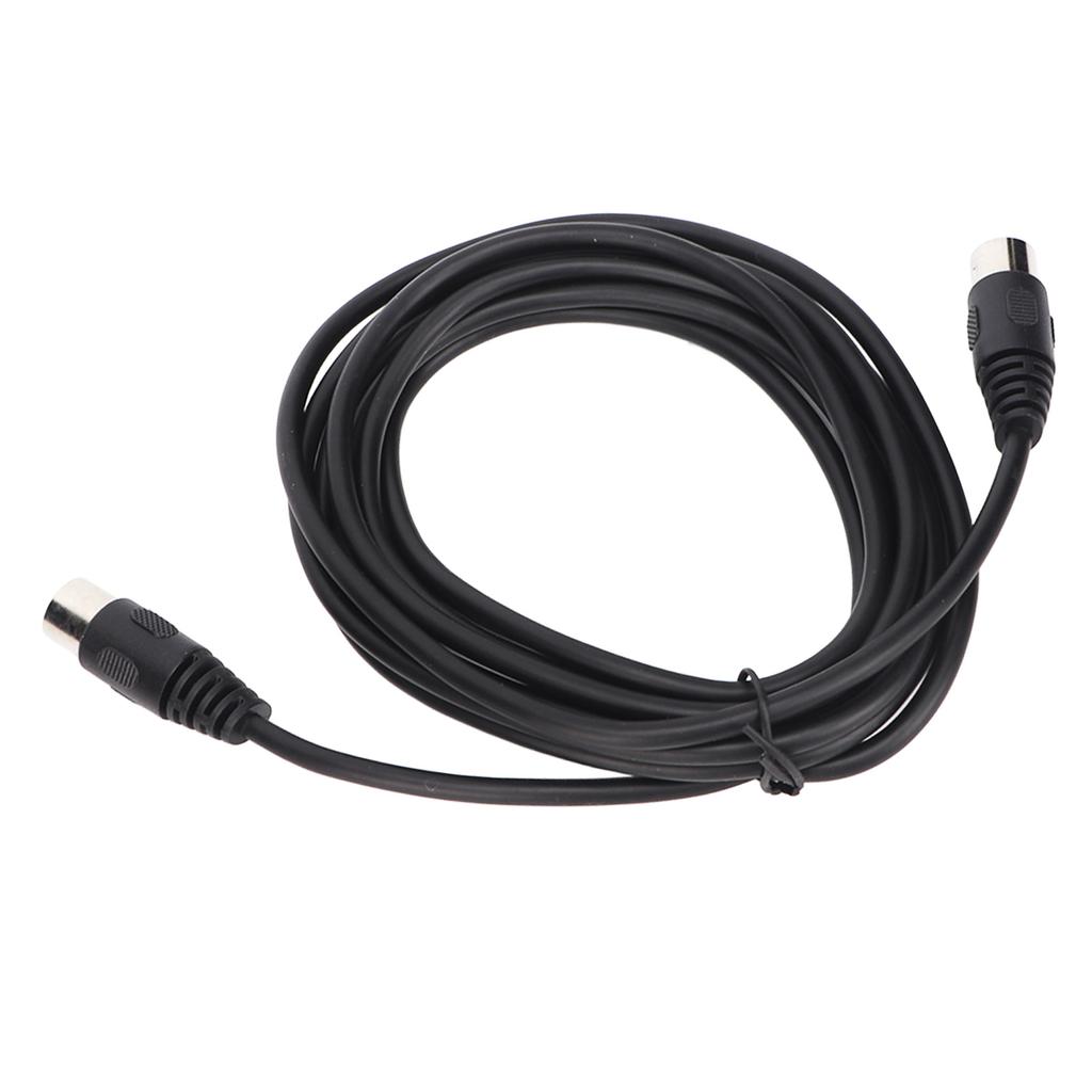 6 Pin DIN Cable Male to Male Plug and Play Sound Signal Connection DIN Extension Cord for Digital Device 3 Meters
