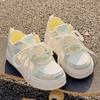 Summer Women's Shoes Little White Shoes Women's 2025 New Breathable Mesh Shoes Versatile Student Bread Shoes Platform Sports Board Shoes