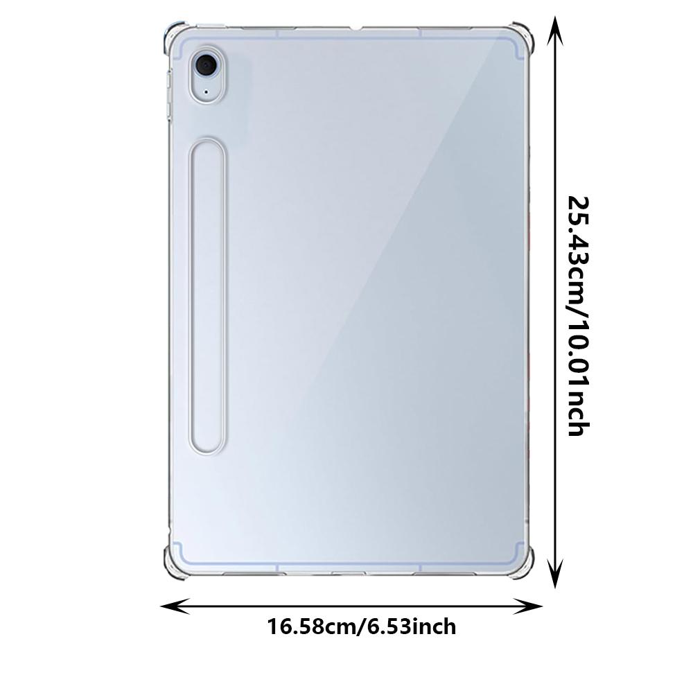 Clear Case for Samsung Galaxy Tab S10 Lite 11 Inch, Flexible Silicone TPU Shockproof -Scratch, Yellowing, Slim-Fit Shell