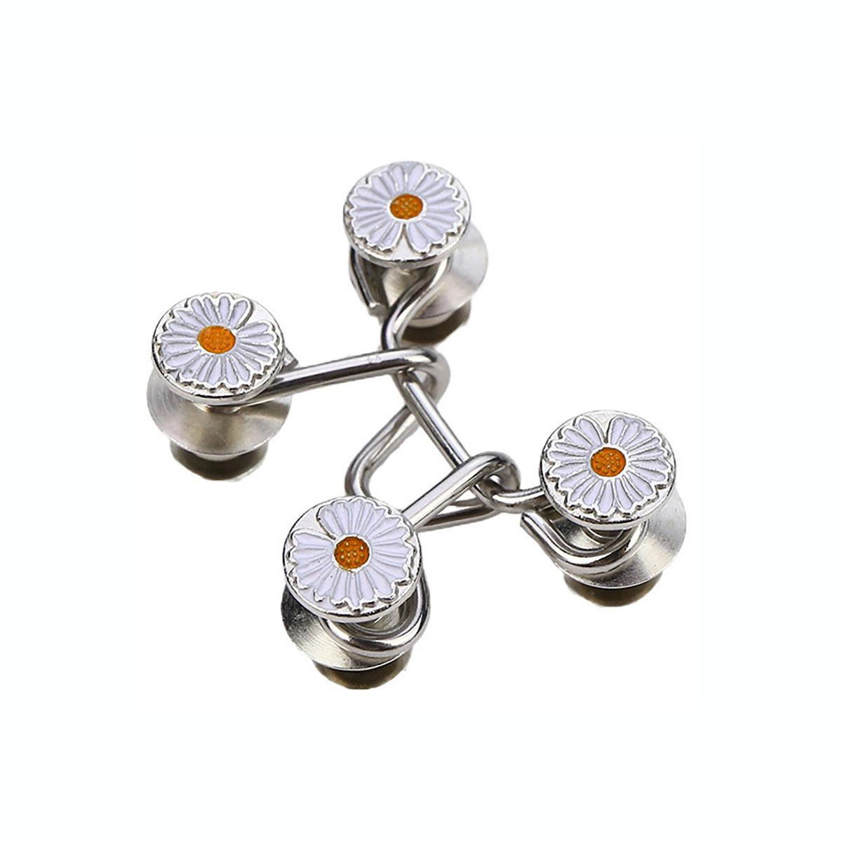 

2 шт. юбка, брюки, затягивающие талию, броши, джинсы, регулируемый зажим на талии, жемчужная кнопка, женская брошь, набор, аксессуары для одежды своими руками