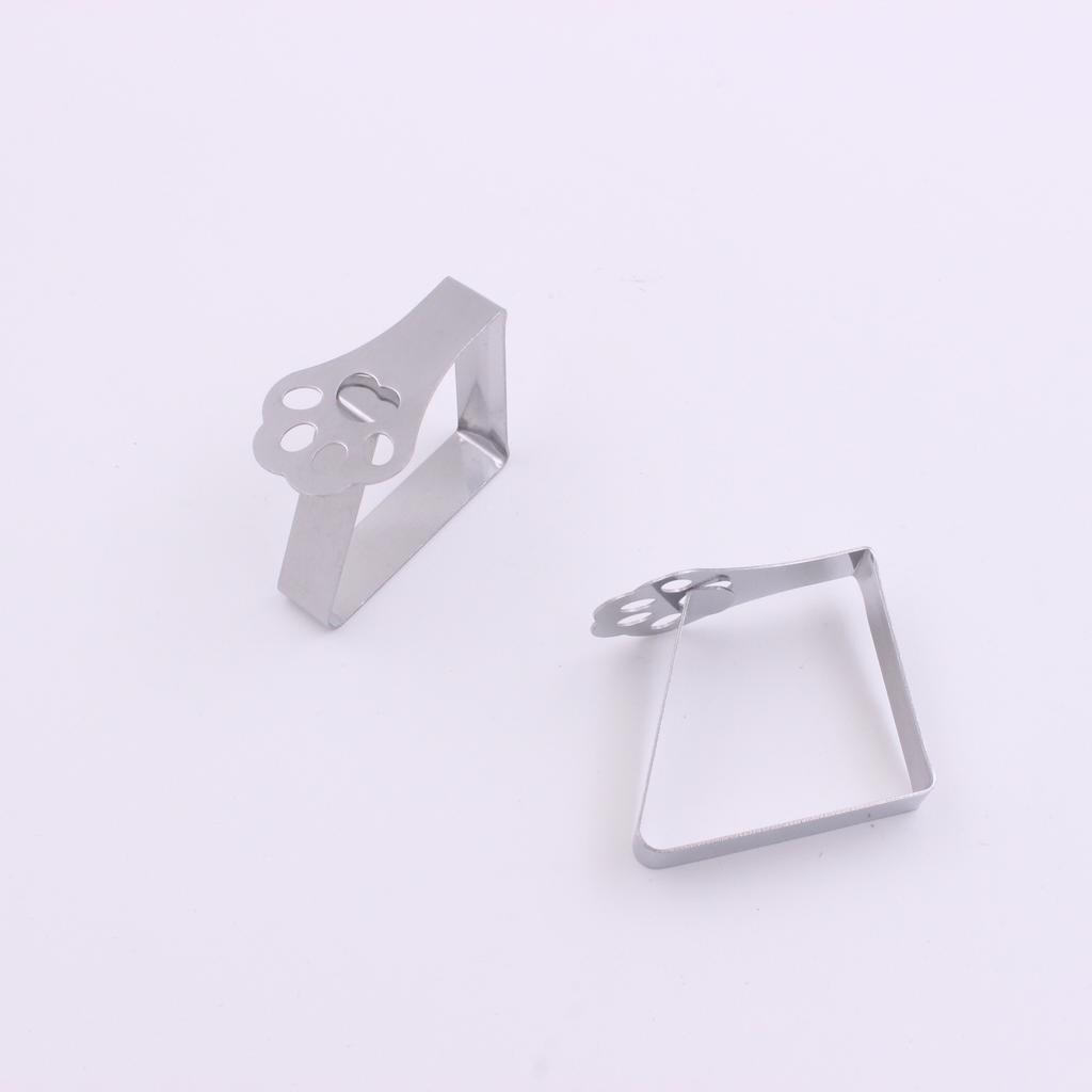 1PC Integrated Molding Non-slip Cat Claw Shape Stainless Steel Clip Hotel Outdoor Meeting Leaf Tablecloth Fixing Clip Adjustable