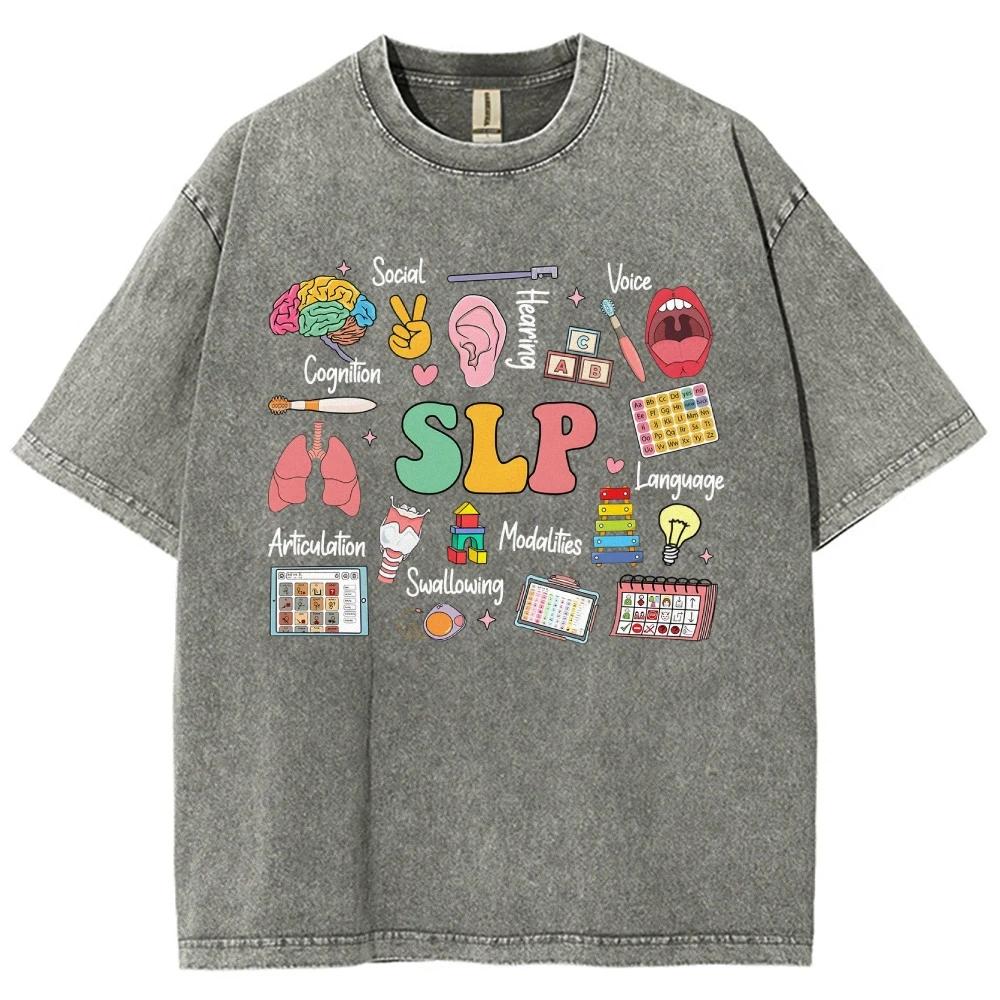 Colorful Letter Print Women's T-Shirt Loose Water System Oversized Short Sleeve Fashion Design Casual Cute Top