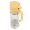Honey Dispenser 350ml Clear Glass Syrup Dispenser with Handle Prevent Dripping Honey Container for Coffee Shops Restaurants Home