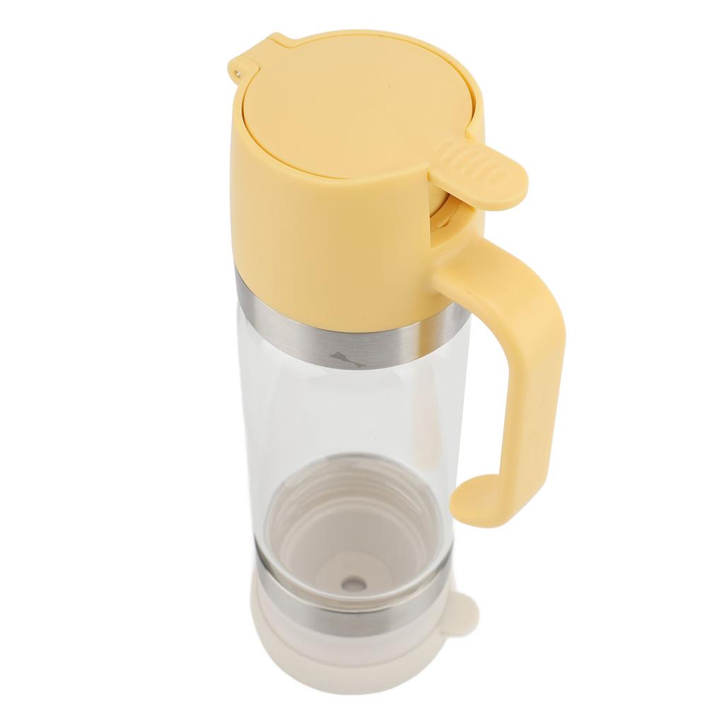 Honey Dispenser 350ml Clear Glass Syrup Dispenser with Handle Prevent Dripping Honey Container for Coffee Shops Restaurants Home