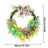 Easter Wreath Artificial Colorful Spring Decor Outdoor Easter Wreath Spring Decor For Indoor Outdoor Living Room Bedroom Window