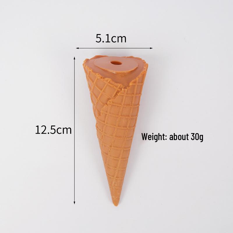 Accessorio per Giocattolo in Argilla Croccante Simulata Fatto a Mano Fai da Te - Coni Gelato Finti