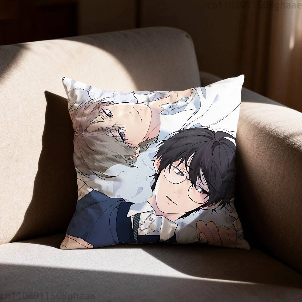 Manga LLost In The CCloud Pillow Case Square DoubleSided Printing Short Plush Sofa Cushion Cover Bedroom Bedside Pillow