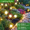 Solar Firefly Lights Outdoor, 2 Lighting Modes Wind Sway Twinkle Solar Garden Lamp IP65 Waterproof Decor Light for Yard Patio Path Lawn
