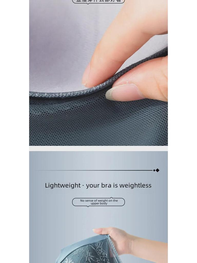 Beautiful Seamless Lace Back Bra for Women - Wireless, Fixed Cup, Supportive Vest Style