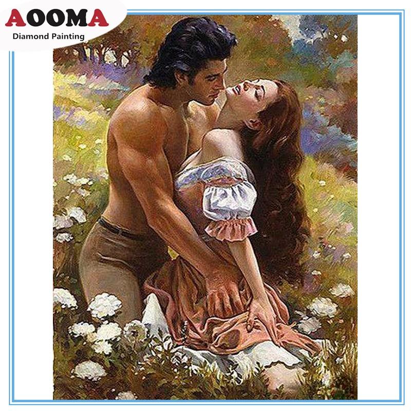 DIY 5D Diamond Painting Sexy Couple Embroidery Cross Stitch Mosaic Home Decoration Gift