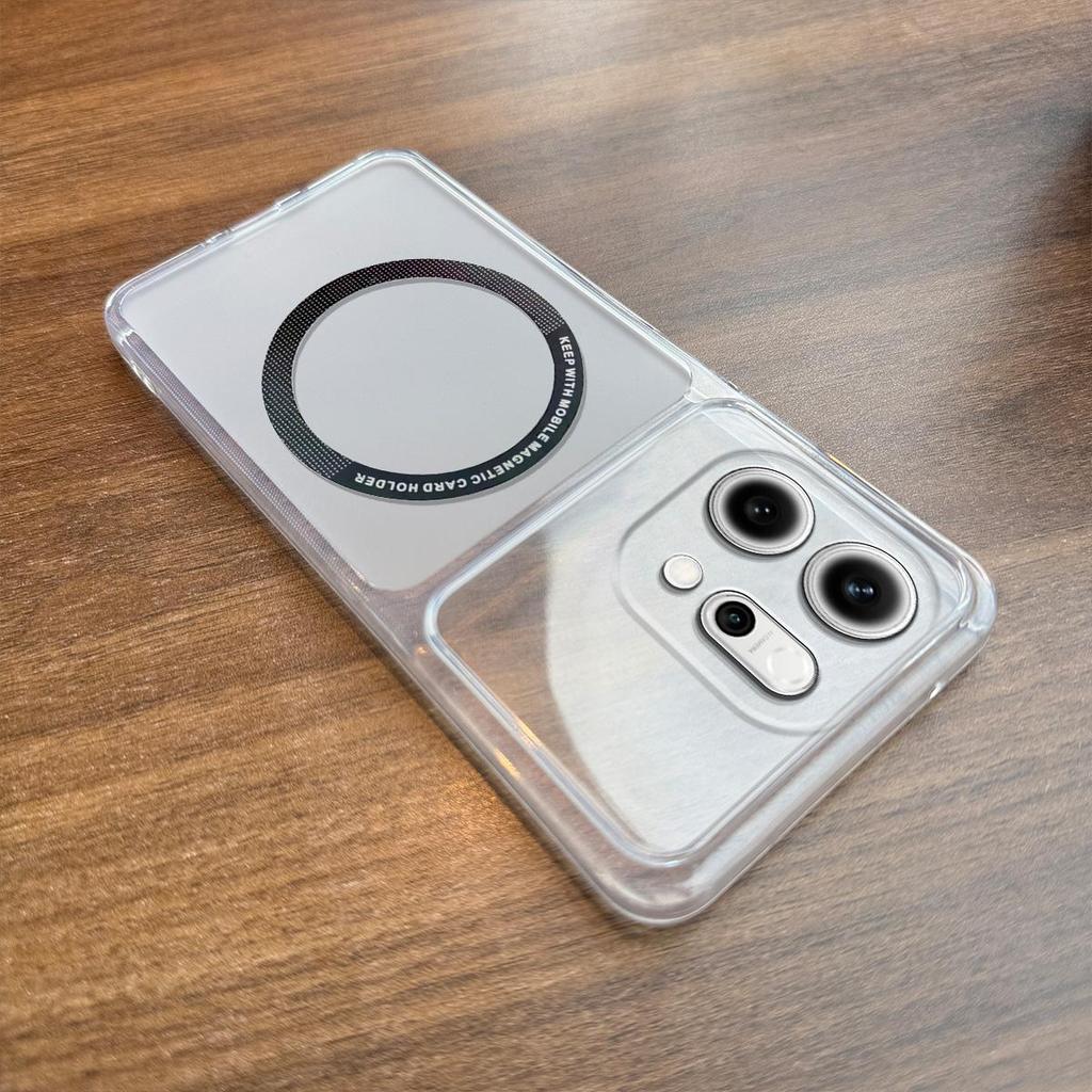 Case for OPPO Reno14 Pro 5G,Reno14 5G Wireless Charging Magnetic Ring Casing Anti-Fingerprint Matte Cover