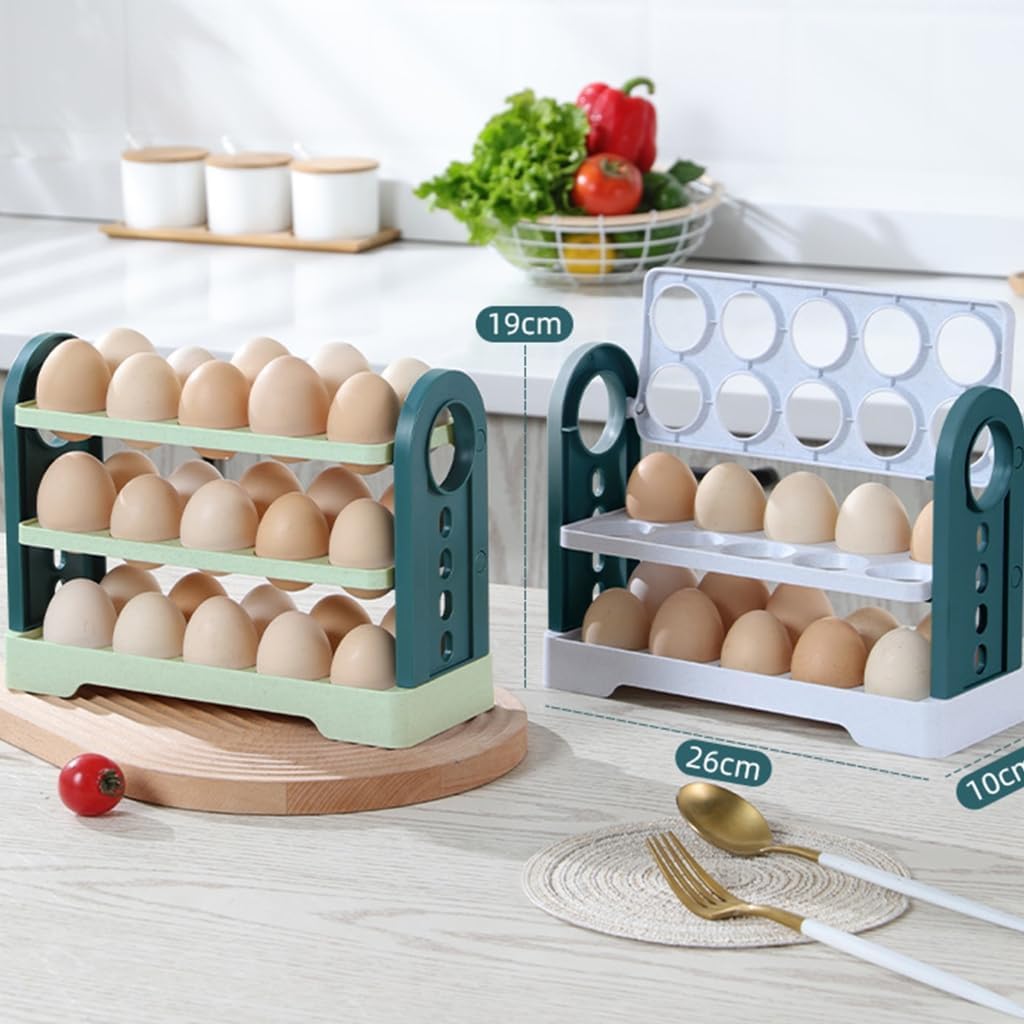 Eier-Aufbewahrungsbox, Seitentür des Kühlschranks, Aufbewahrungsorganisator, Küche, wendbar, spezielles Eier-Aufbewahrungstablett, Küchenzubehör