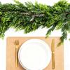 2025 Independence Day Norfolk Soft Rubber Hand-feel Pine Needles Christmas Garland