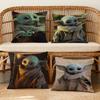 Sstars Wwarss Grogu Cushion Cover Square Decorative Throw Pillow Case Sofa Bed Living Room Anniversary Gifts