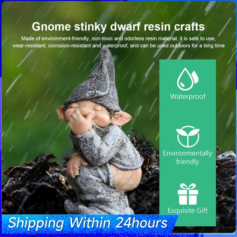 Funny Character Little Boy Outdoor Statue Resin Cute Garden Sculpture Ornament Creative Characters Statue for Balcony Yard Decor China Mainland