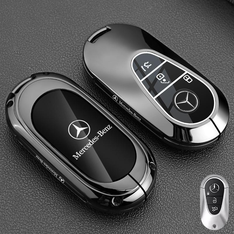 Zinc Alloy Car Key Case Cover for Mercedes Benz A E C CLA CLS G S SL GLB GLC GLA GLS GLE Class W204 W212 SLK SLC AMG Clk EQB EQC PM1