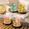 LELE Flowers Building Block Set Black Base Romantic Gift For Girl Toys For Kids
