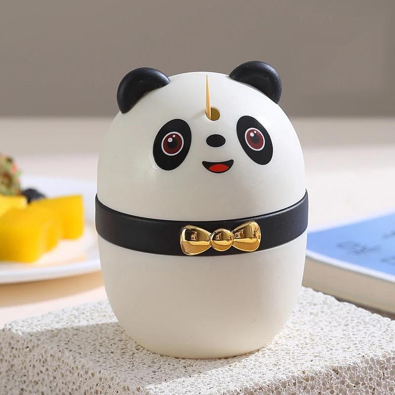 Creative Bamboo Toothpick Automatic Pop-up Toothpick Dispenser Portable Toothpick Holder Storage Organizer Home Tool Living Room