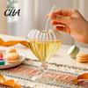 Klarer Glas Milchshake Becher Herzförmiges Cocktailglas, 220ml Kelch mit Strohhalm, Elegantes Stilvolles Party Trinkgeschirr Kaltgetränkebecher, für Cocktails