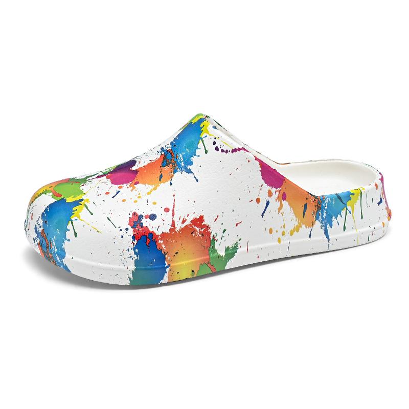 Značka Eva Pantofle Gumové Polobotky Pro Muže Ženy Nepromokavé Zahradní Crocsy Uzavřená Špička Kuchařské Boty Pracovní Boty do Restaurace Kuchyně