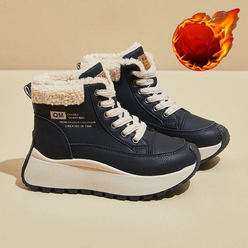 Women'S Winter New Thick-Soled Height-Increasing Warm High-Top Shoes Short Boots Anti-Slip Soft-Sole Versatile Boots, Women Shoes