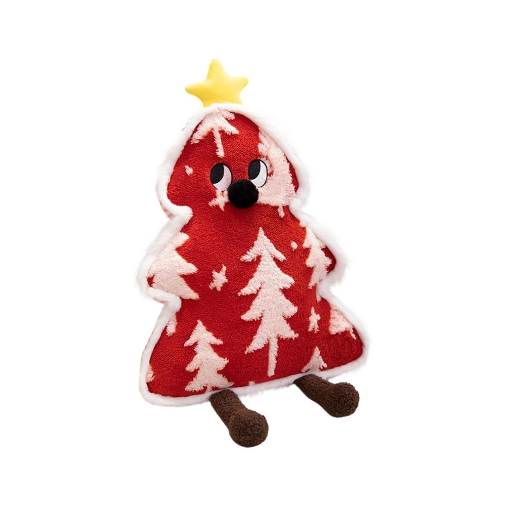 Cute Christmas Tree Plush Doll Pillow, A Decorative Cushion For Holiday Ambiance
