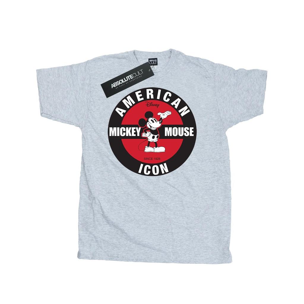 Disney Mens Mickey Mouse American Icon T-Shirt