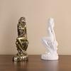 Sexy Maiden Figurine Resin Figure Sculpture Greek Goddess Venus Statue European Home Living Room Desktop Bookshelf Decoration