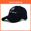 Style Summer Korean Baseball Cap Monogram Embroidery Outdoor Sports Duckbill Cap