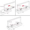 100pcs/ Set Invisible 2 in 1 Connector Screw Fastener Hidden Laminate Cabinet Wardrobe Assembly Furniture Combined Fastener