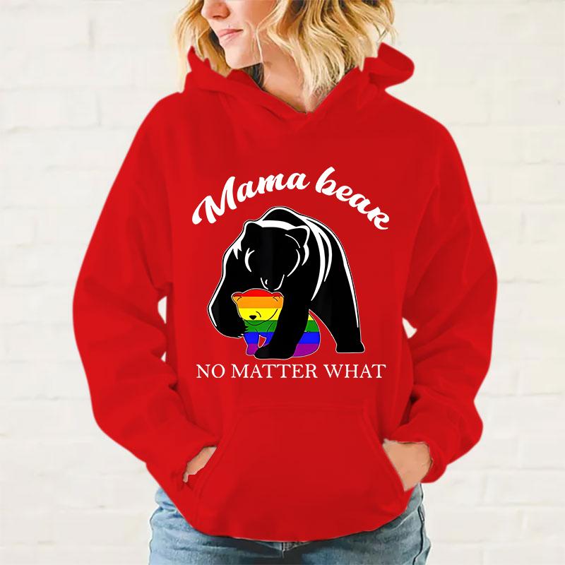 

Fashion Hoodies Funny Lgbt Mama Bear Hoodie Harajuku Sweatshirts Women Long Sleeve Clothes 4XL
