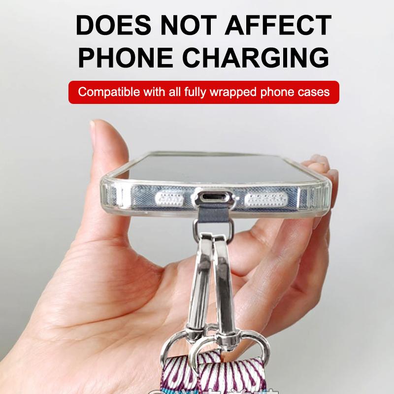 Adjustable Mobile Phone Lanyard Crossbody Neck Strap Hanging Cord Key Anti Loss Rope With Gasket Universal For All Phone Case