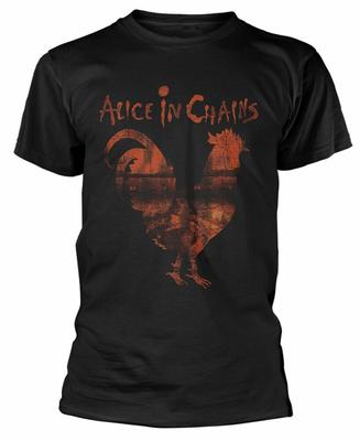 Alice In Chains Rooster Dirt Album Cover Black Metal Rock Unisex T-shirt