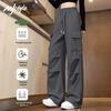 MJ STYLE Women's Outdoor Three-Proof Cargo Pants